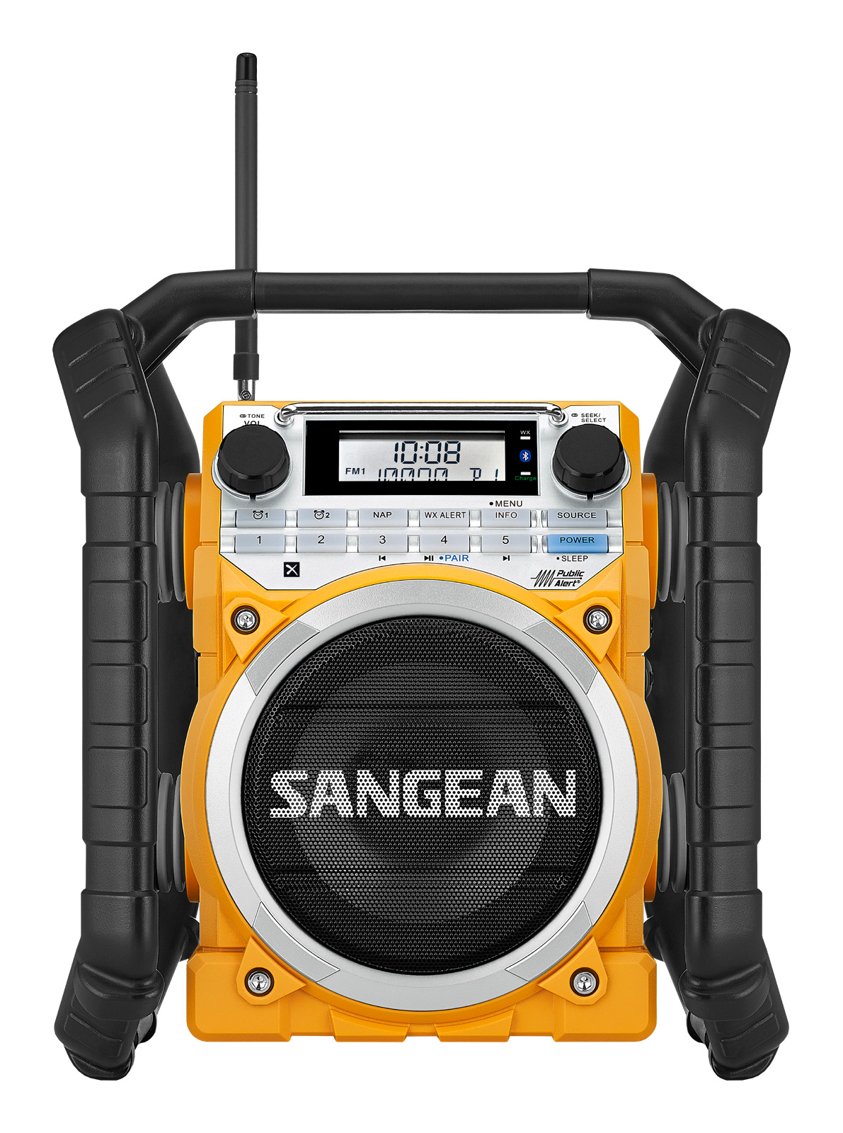 Radio ultra robuste Rechargeable AM / FM - RBDS / AUX / Bluetooth / Météo Alert U4